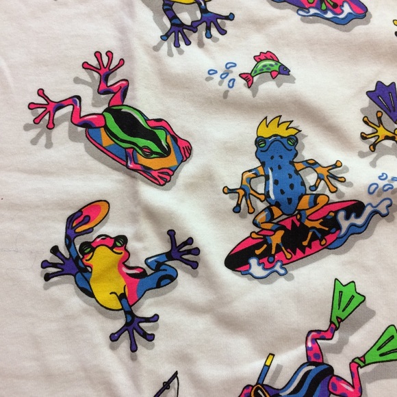 NWOT Fun Frog 100% Cotton Preshrunk Tee - Picture 3 of 7